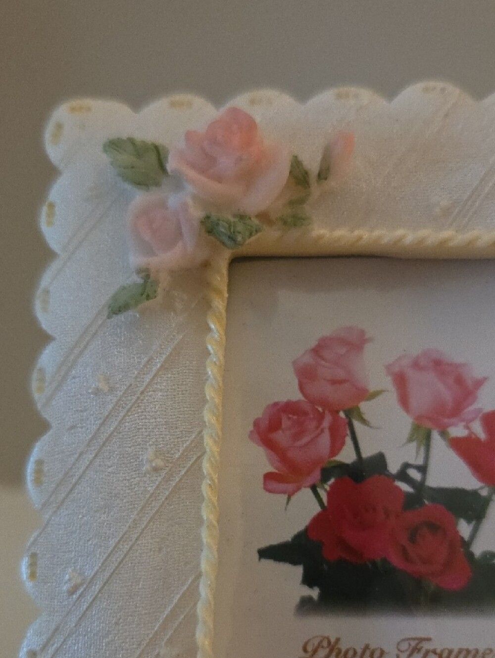 Ceramic Floral Photo Frame - Picture 3 of 8